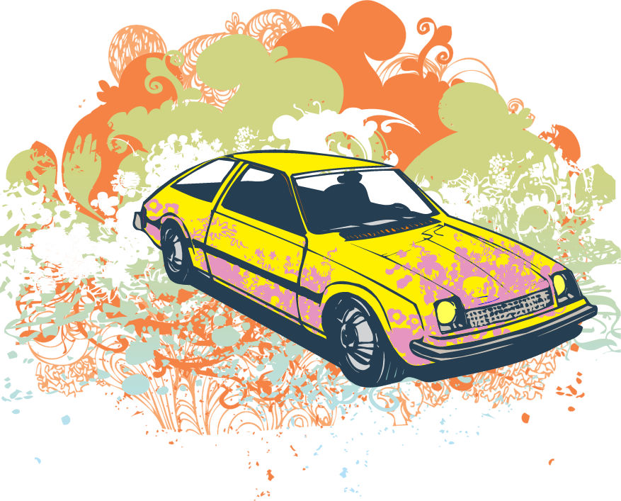 free vector Free Grunge Car Vector Graphic